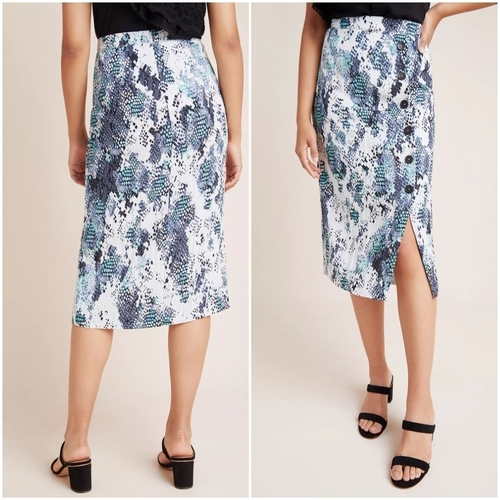 Hutch Serpentine Pencil Skirt size 10 NWT